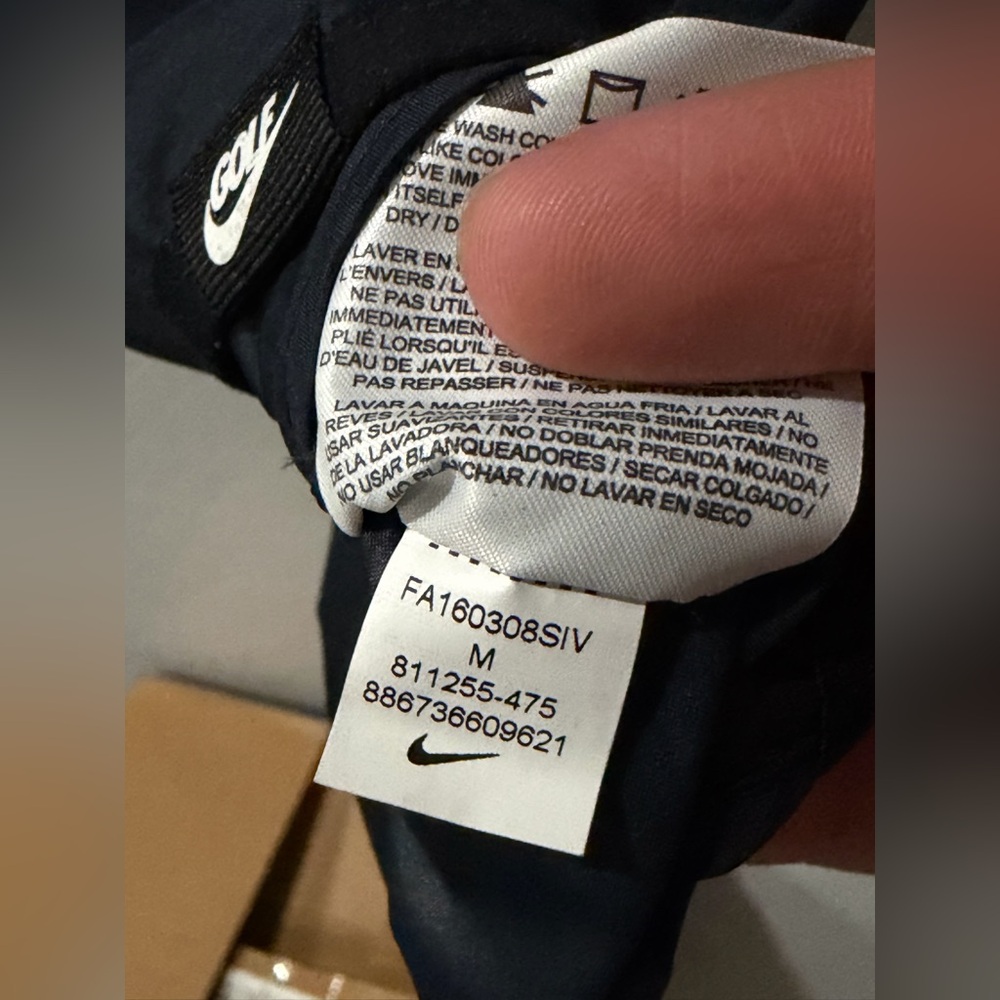 Nike Golf Coach‎ Jacket Windbreaker Lightweight Medium Bin 2 - Picture 3 of 6